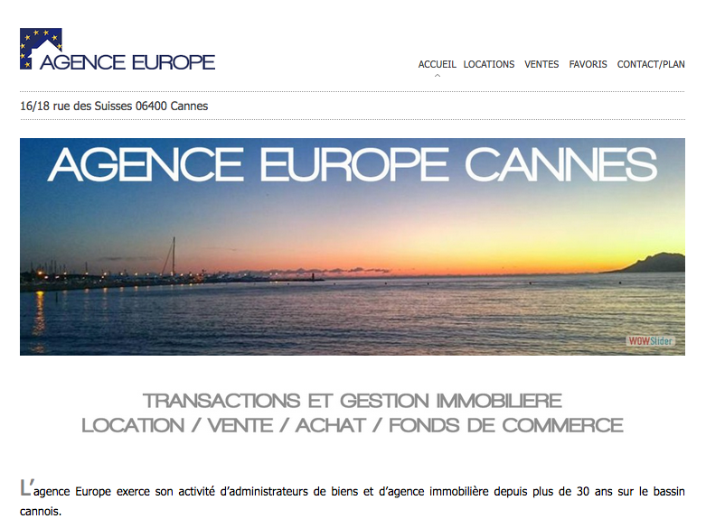 AGENCE EUROPE CANNES
